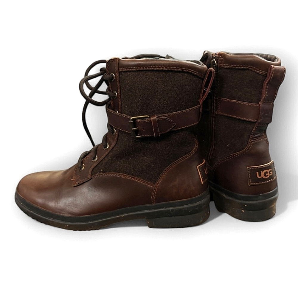 UGG Kesey Waterproof Ankle Boots Brown 7.5